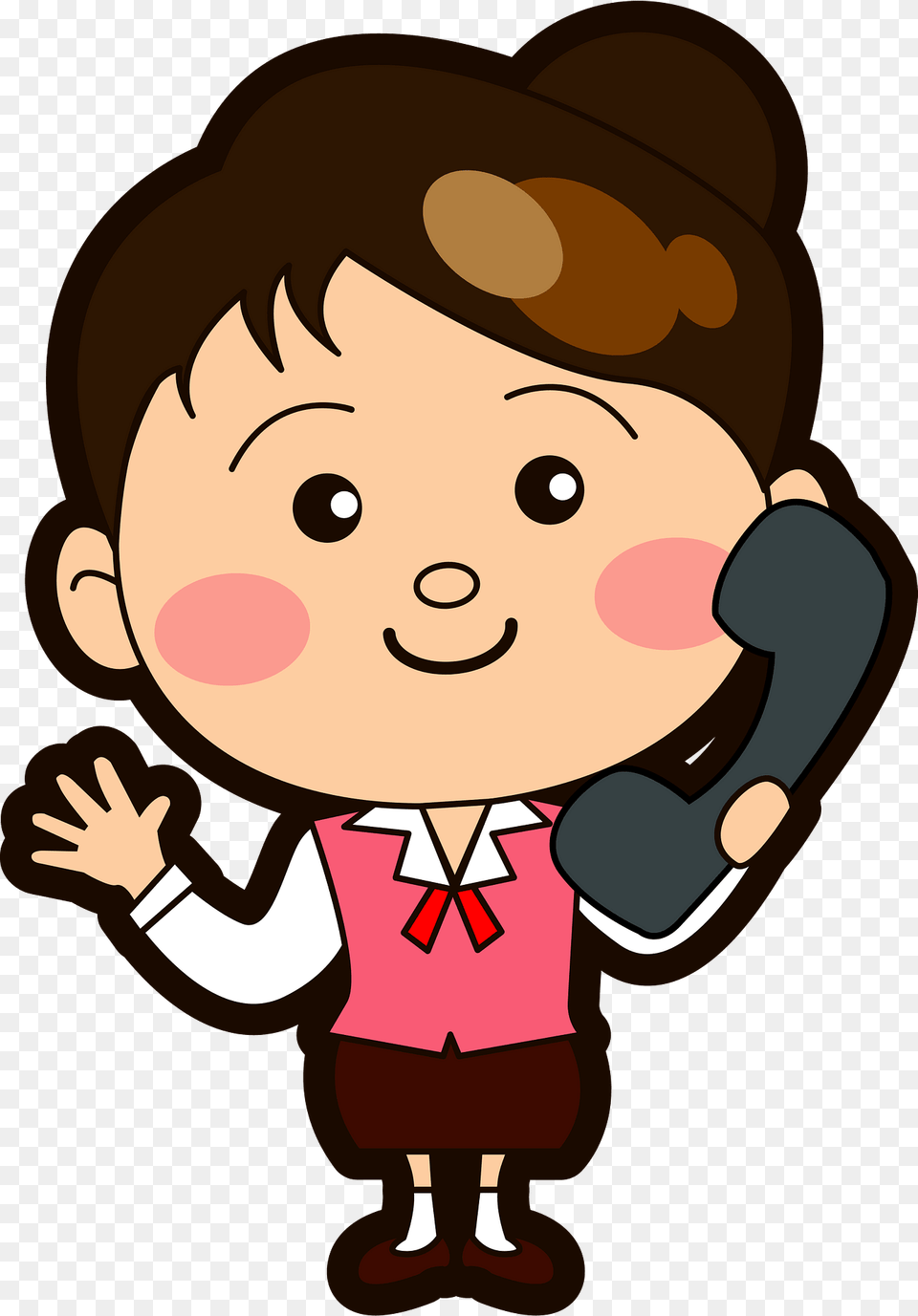 Office Worker Woman Clipart, Baby, Person, Cartoon, Face Png