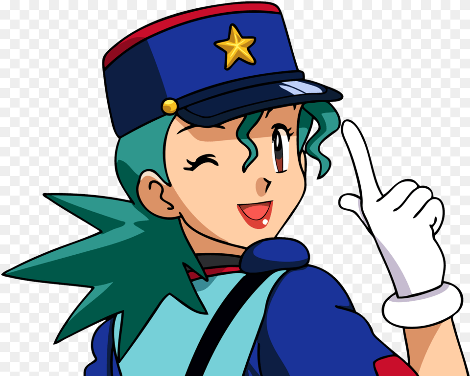 Officer Jenny Pokemon, Baby, Person, Face, Head Free Png Download