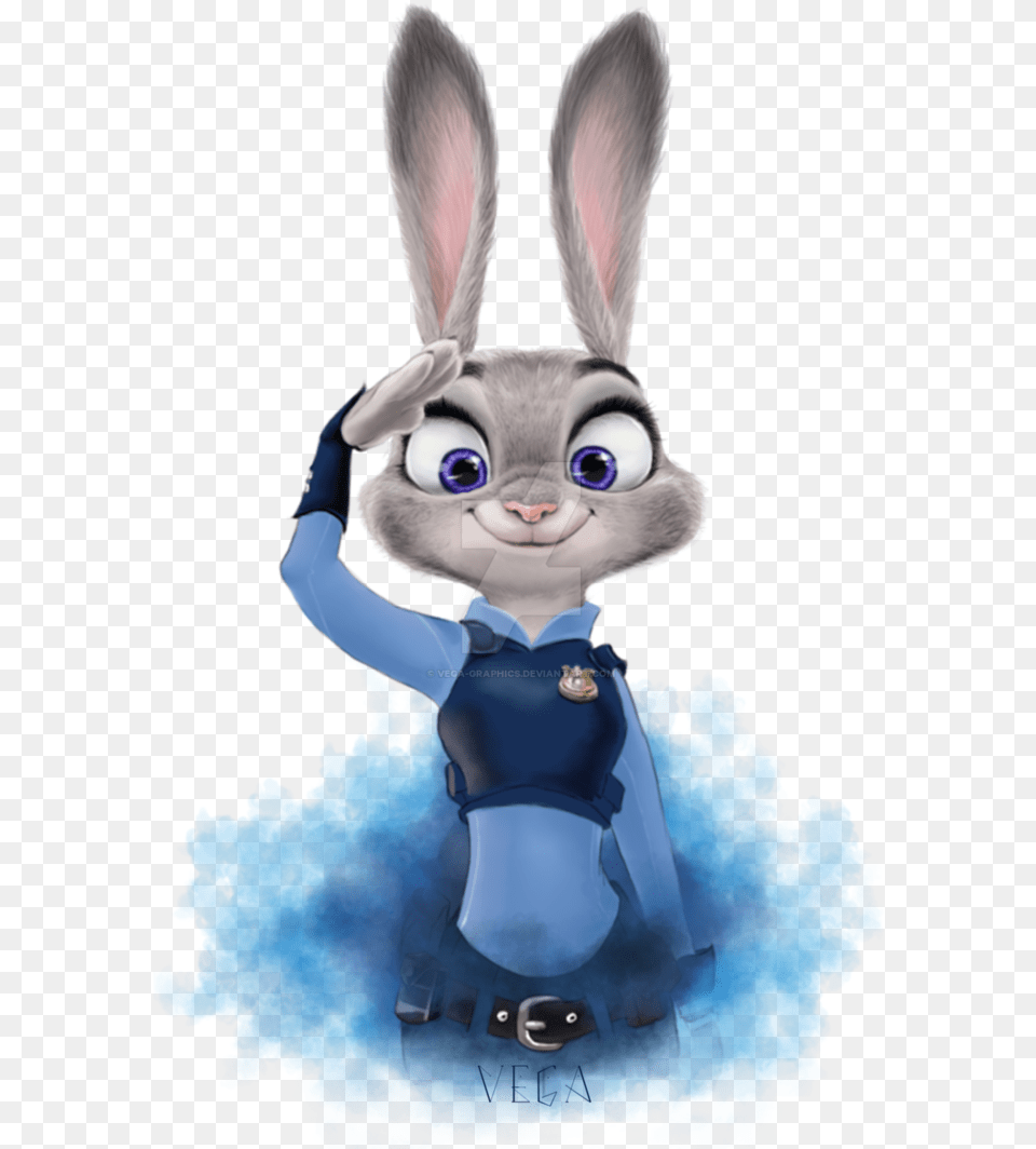 Officer Judy Hopps By Vega Judy Hopps, Cartoon, Baby, Person, Animal Png