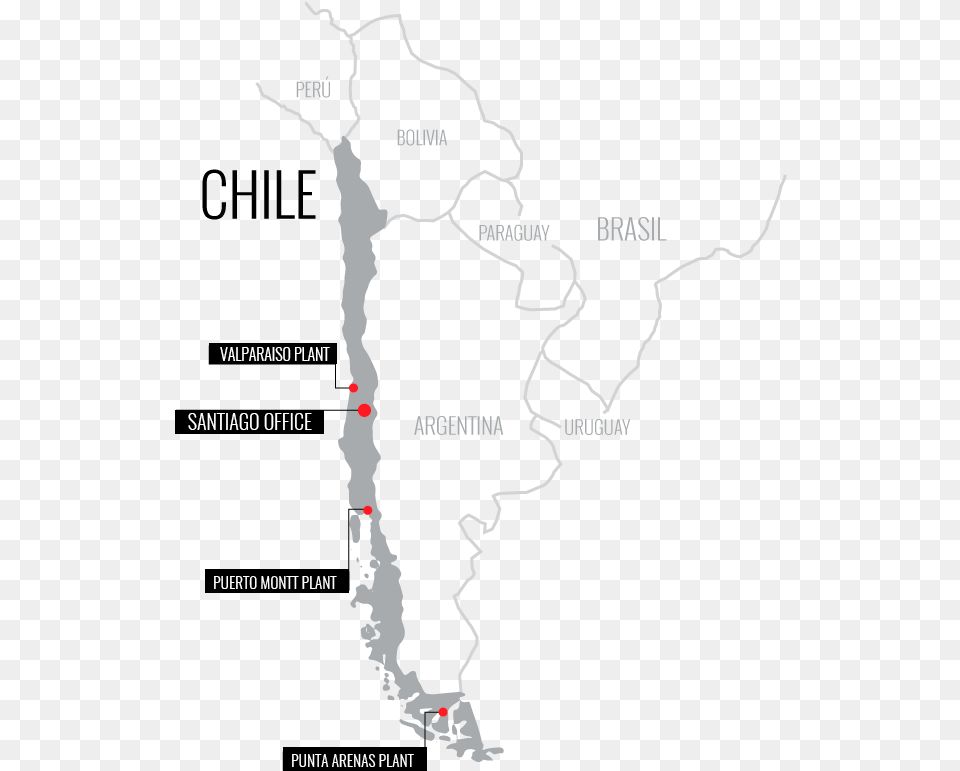 Offices In Chile Mapa Do Chile, Chart, Map, Plot, Atlas Png