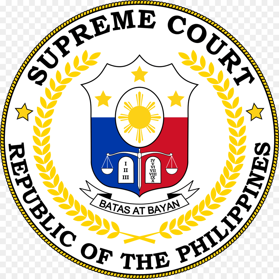 Official Army Emblem Clip Art Images Gallery Supreme Court Philippines Logo, Symbol, Badge Free Png Download