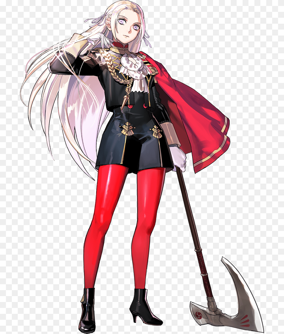 Official Artwork Of Edelgard From Fire Emblem Fire Emblem Three Houses Edelgard, Adult, Publication, Person, Female Free Png Download