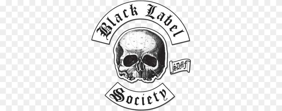 Official Black Label Society Colors Back Patch Set Black Label Society Logo, Symbol, Person, Pirate, Emblem Png