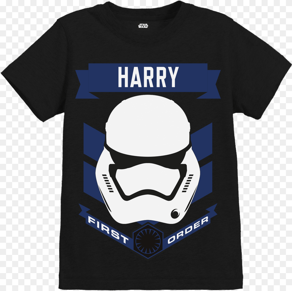 Official Boys Star Wars Stormtrooper Helmet Logo, Clothing, T-shirt, Shirt Free Transparent Png