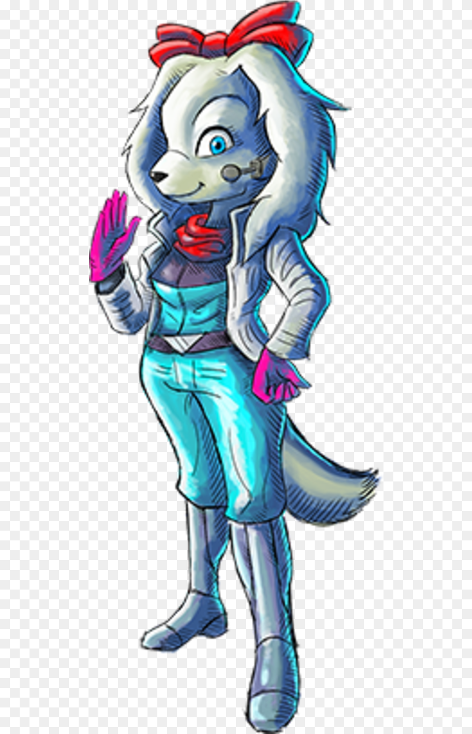 Official Character Art Of Fay For Star Fox 2 Star Fox 2 Characters, Book, Comics, Publication, Person Free Png