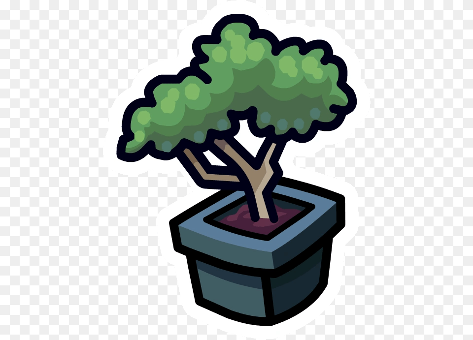 Official Club Penguin Online Wiki Cartoon Bonsai Tree, Plant, Potted Plant, Ammunition, Grenade Free Png Download