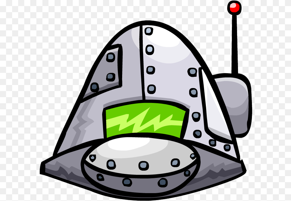 Official Club Penguin Online Wiki Club Penguin Robot Head, Device, Grass, Lawn, Lawn Mower Png