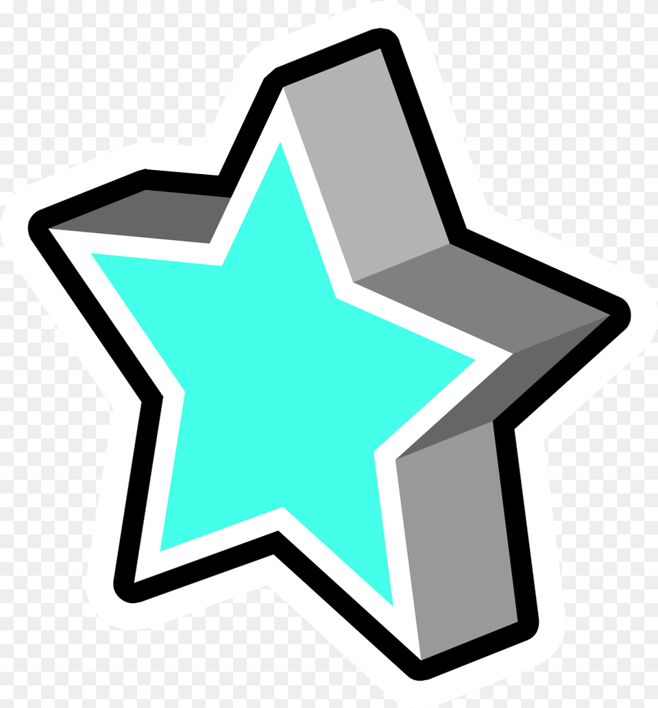 Official Club Penguin Online Wiki Club Penguin Star Pin, Star Symbol, Symbol Png