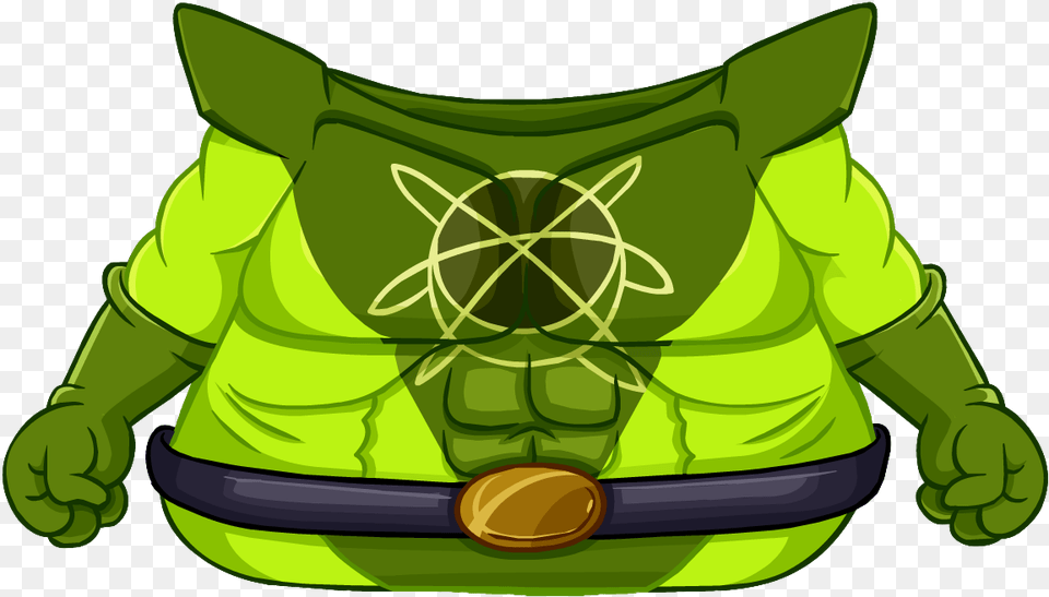 Official Club Penguin Online Wiki Club Penguin Superhero Costumes, Green, Cushion, Home Decor, Device Png Image