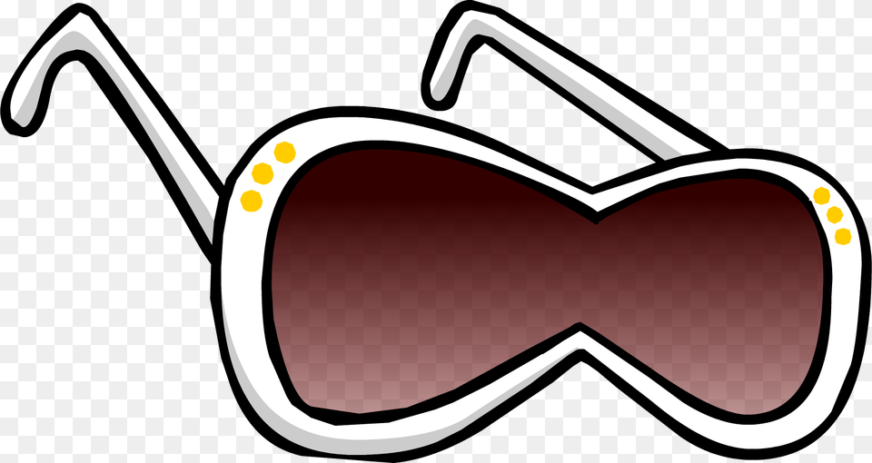 Official Club Penguin Online Wiki Club Penguin White Diva Glasses, Accessories, Sunglasses, Smoke Pipe Free Png