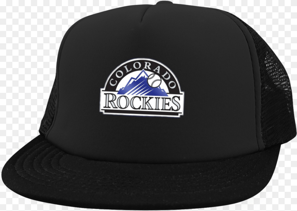 Official Colorado Rockies Classic Logo District Trucker Hat With Snapback Baseball Cap, Baseball Cap, Clothing, Hardhat, Helmet Png
