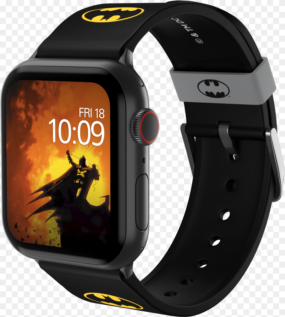 Official Dc Comics Apple Watch Band Apple Watch 2 Batman Bands, Arm, Body Part, Person, Wristwatch Png