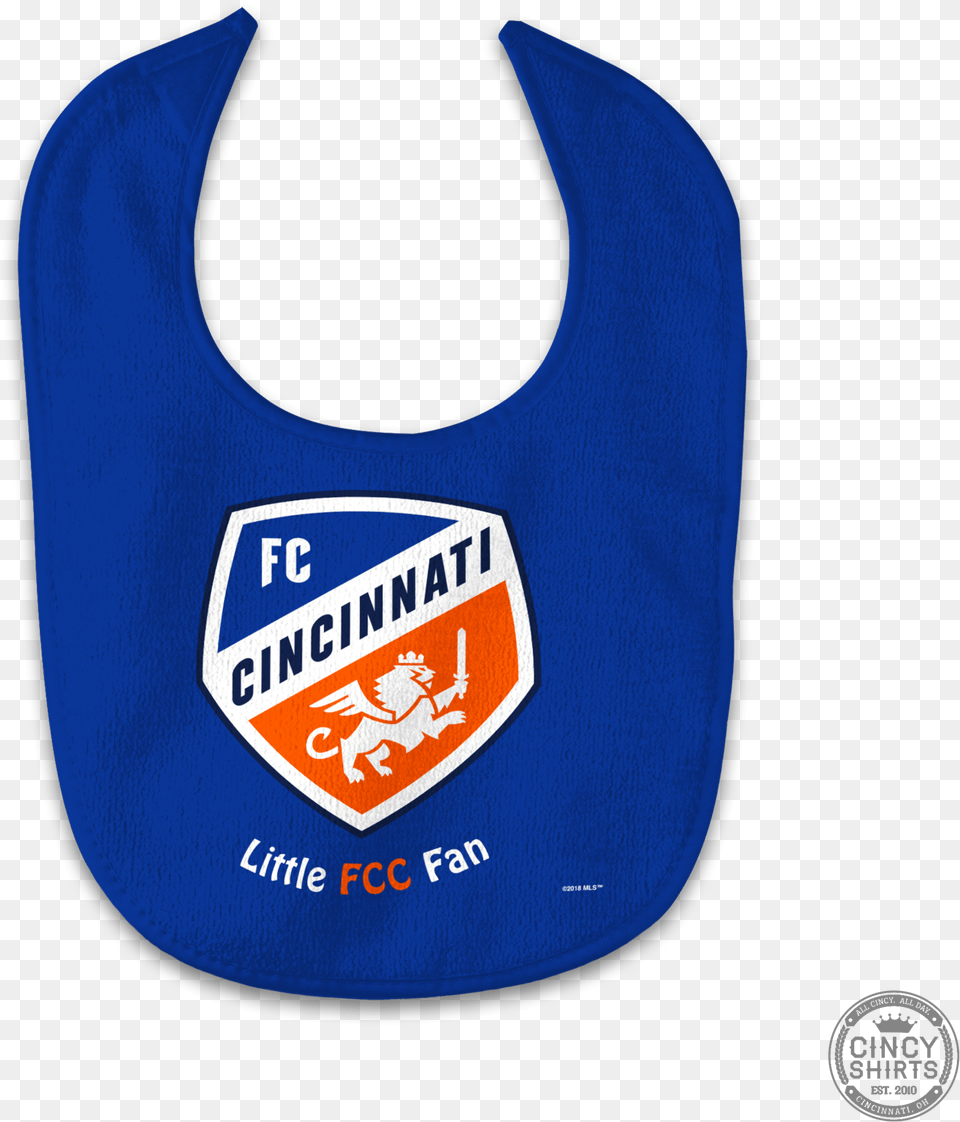 Official Fc Cincinnati Little Fcc Fan Electric Blue, Bib, Person Png