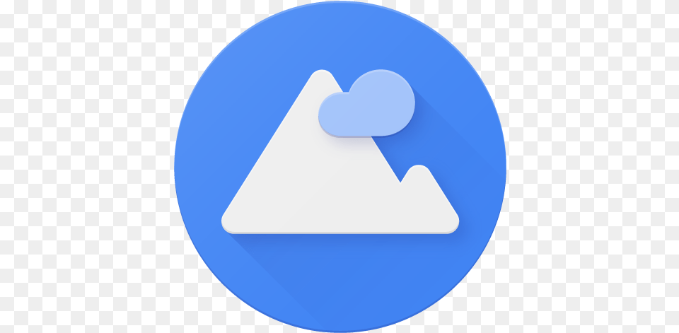 Official Google Wallpapers App Hits The Google Wallpapers App, Triangle, Sign, Symbol, Disk Png Image