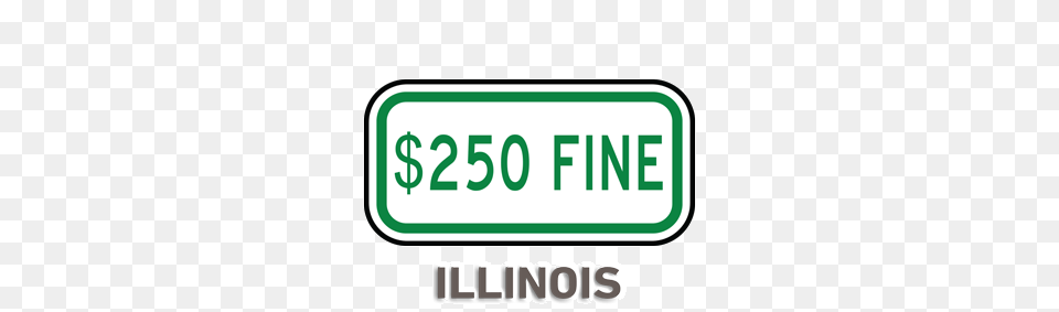Official Illinois Handicap Parking Signs Usa Made, Symbol, First Aid, Text Free Png