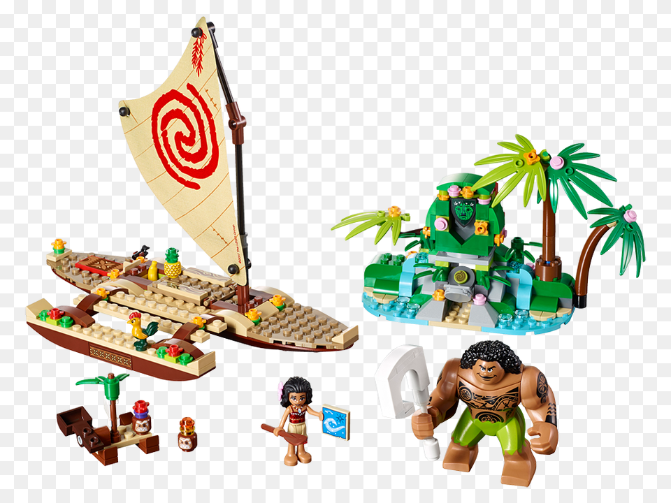Official Lego Malaysia Disney Moanas Ocean Voyage, Doll, Toy, Adult, Female Free Png Download