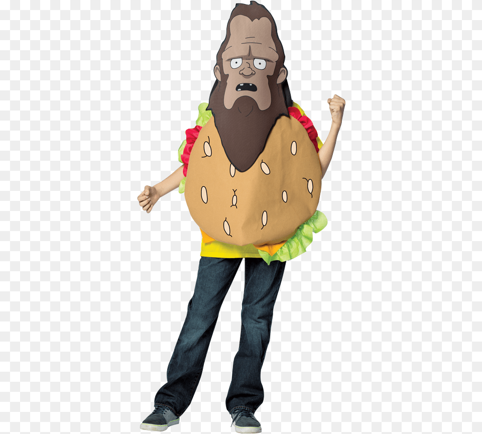 Official Licensed Bob39s Burgers Teen Beefsquatch Costume Bob39s Burgers Beefsquatch Costume, Baby, Person, Clothing, Pants Free Png Download