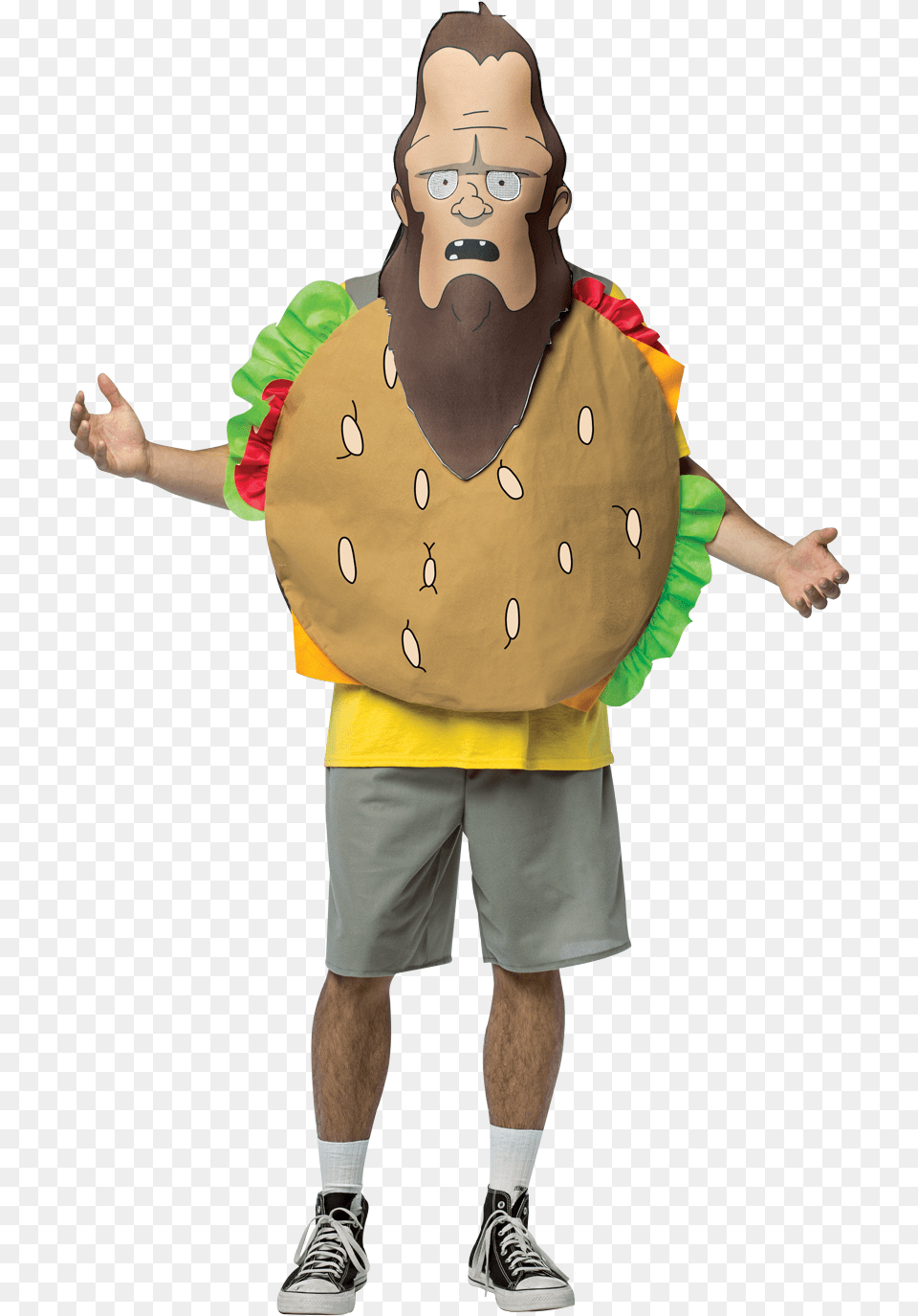 Official Licensed Bobs Burgers Beefsquatch Costume Bob39s Burgers Beefsquatch Costume, Shorts, Clothing, Shoe, Footwear Png Image