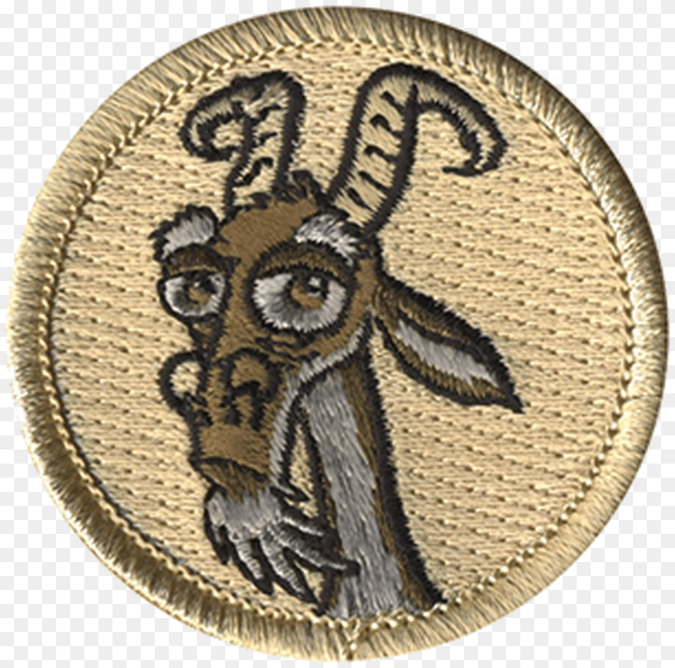 Official Licensed Old Goat Head Patrol Patch Antelope, Badge, Logo, Symbol, Home Decor Png