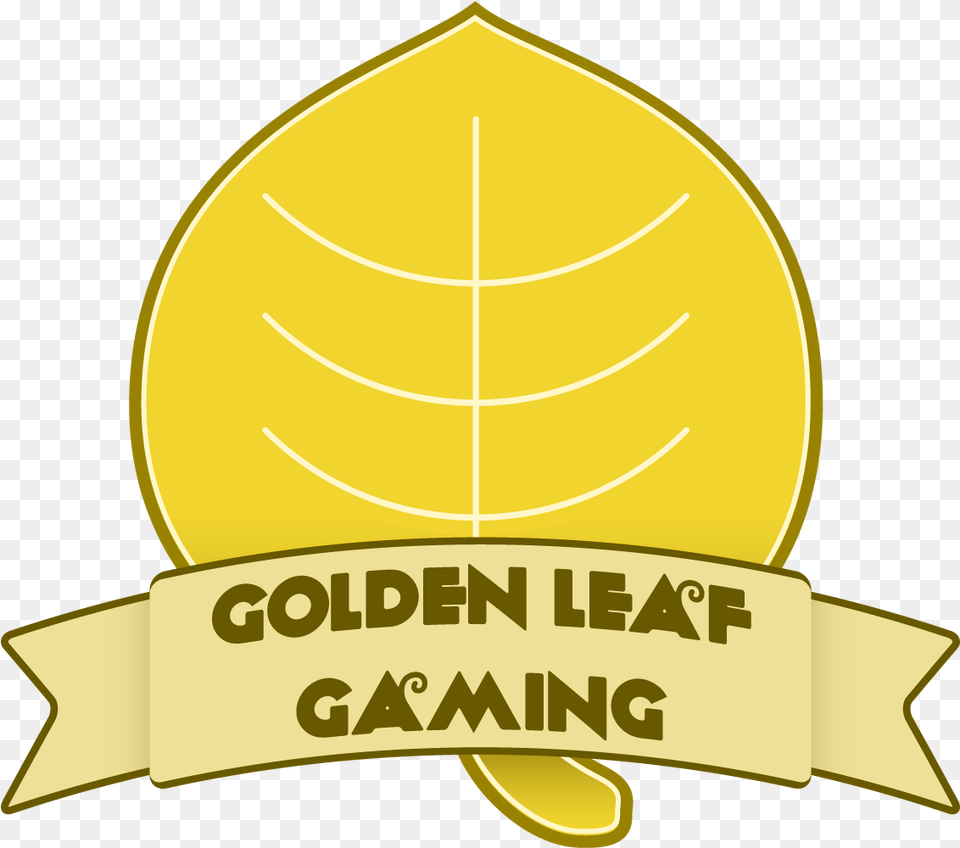 Official Logo U2013 Golden Leaf Gaming Clip Art, Plant, Badge, Symbol Free Png