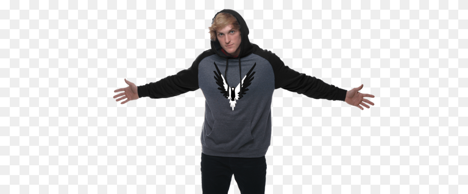 Official Maverick Merchandise Line Logan Paul With Maverick Hoodie, Body Part, Sweatshirt, Sweater, Sleeve Png