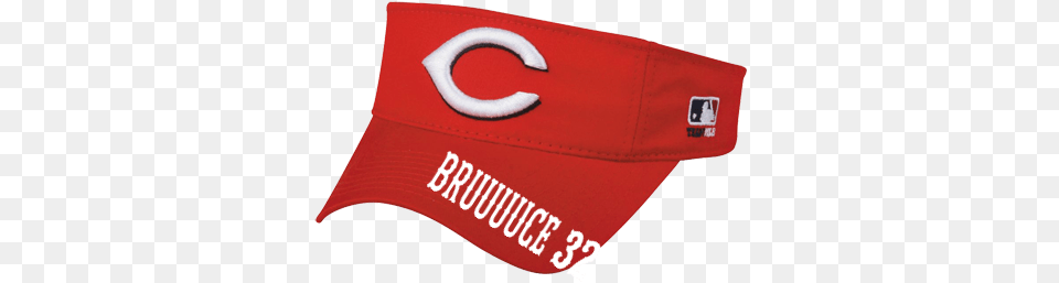 Official Mlb Visor For Little League Softball Cincinnati Reds, Baseball Cap, Cap, Clothing, Hat Free Png