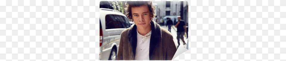 Official One Direction Harry Styles Photo Hard Back, Clothing, Jacket, Coat, Man Free Png Download