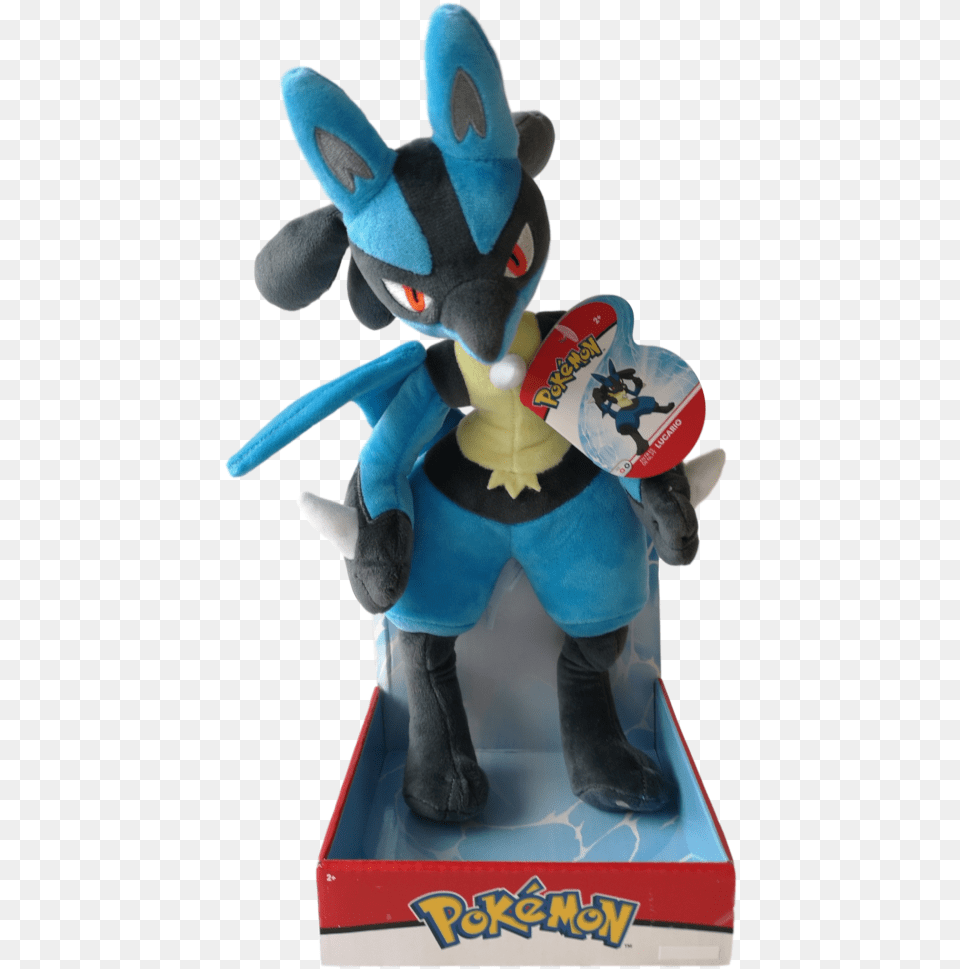 Official Pokemon 12 Lucario Plush Figurine, Toy Png
