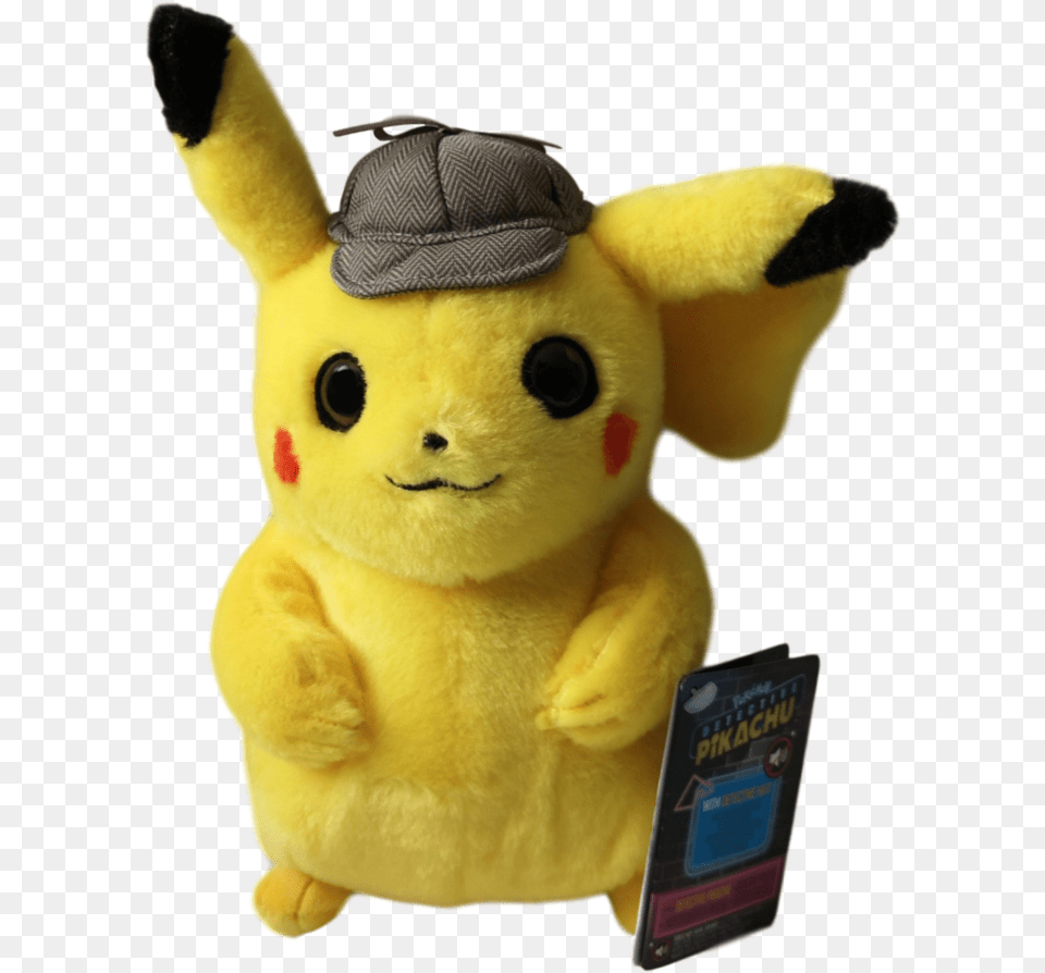 Official Pokemon 8 Plush Detective Pikachu Stuffed Toy Free Png Download