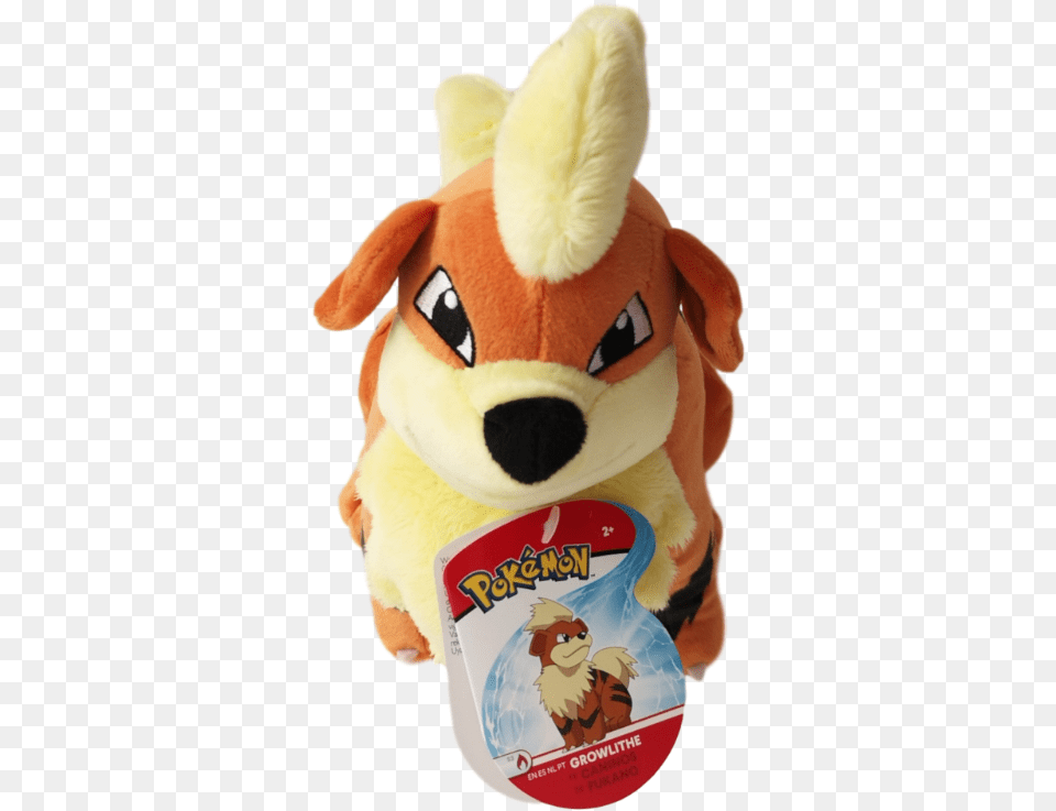 Official Pokemon 8 Plush Growlithe Stuffed Toy, Baby, Person Free Png