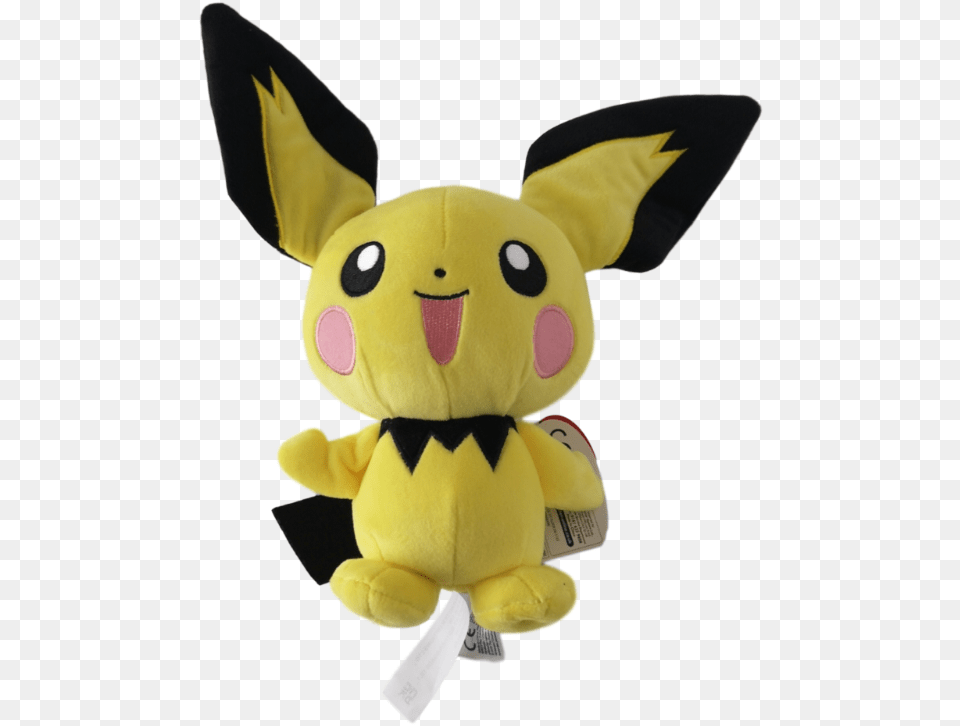 Official Pokemon 8 Plush Pichu Stuffed Toy Free Transparent Png
