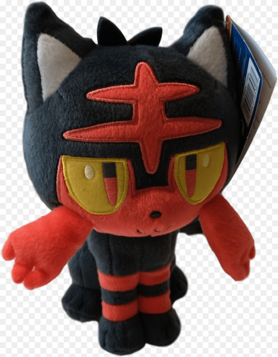 Official Pokemon 8quot Litten Sitting Plush Stuffed Toy Free Transparent Png