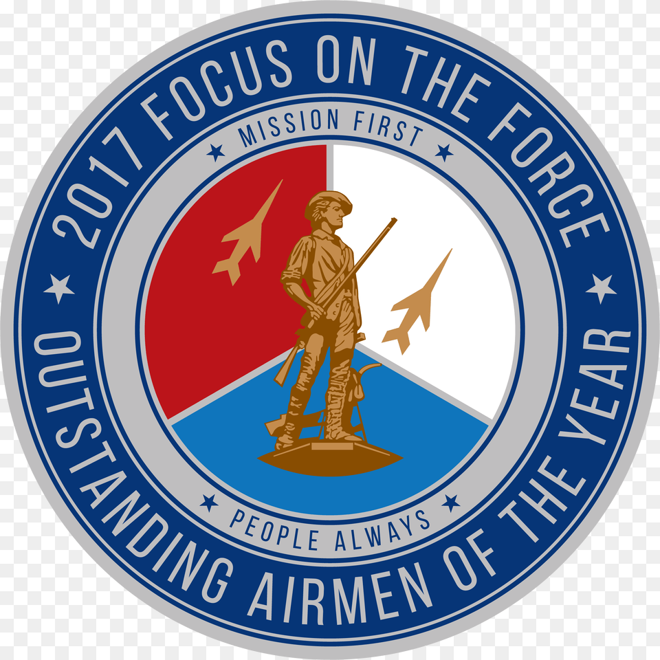 Official Seal For The Air National Guard S 2017 Focus, Symbol, Emblem, Person, Man Free Transparent Png
