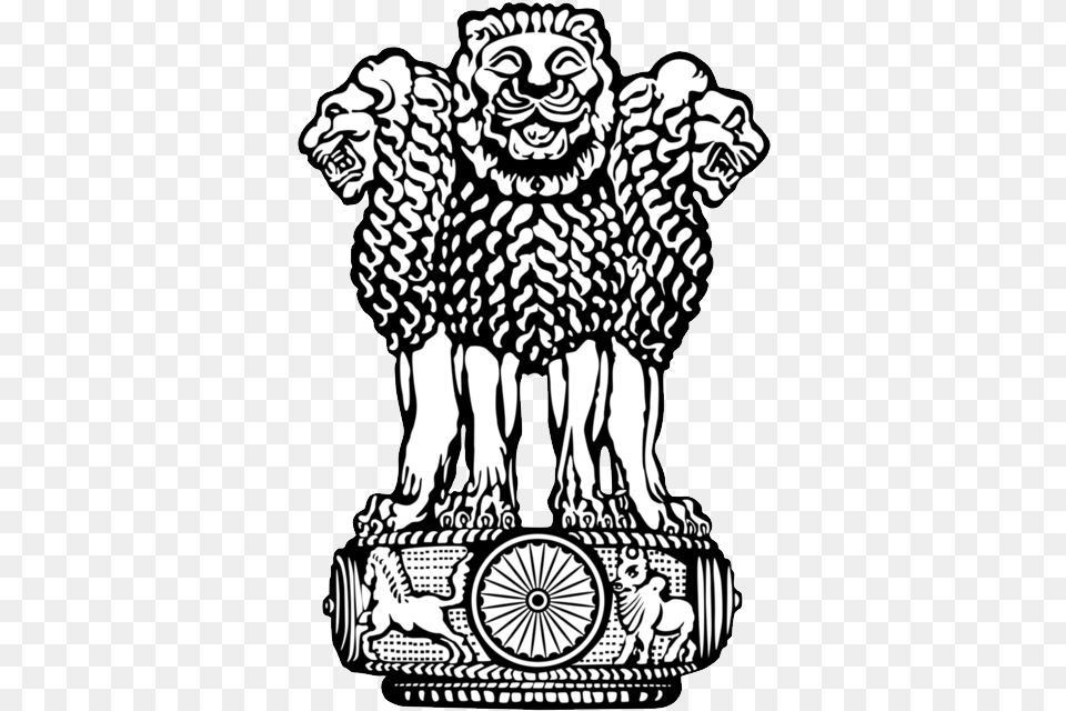 Official Seal Of India, Animal, Mammal, Lion, Wildlife Free Png Download