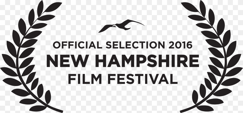 Official Selection Laurel Black High Res Film Festival Laurels, Stencil, Animal, Bird, Logo Free Png Download