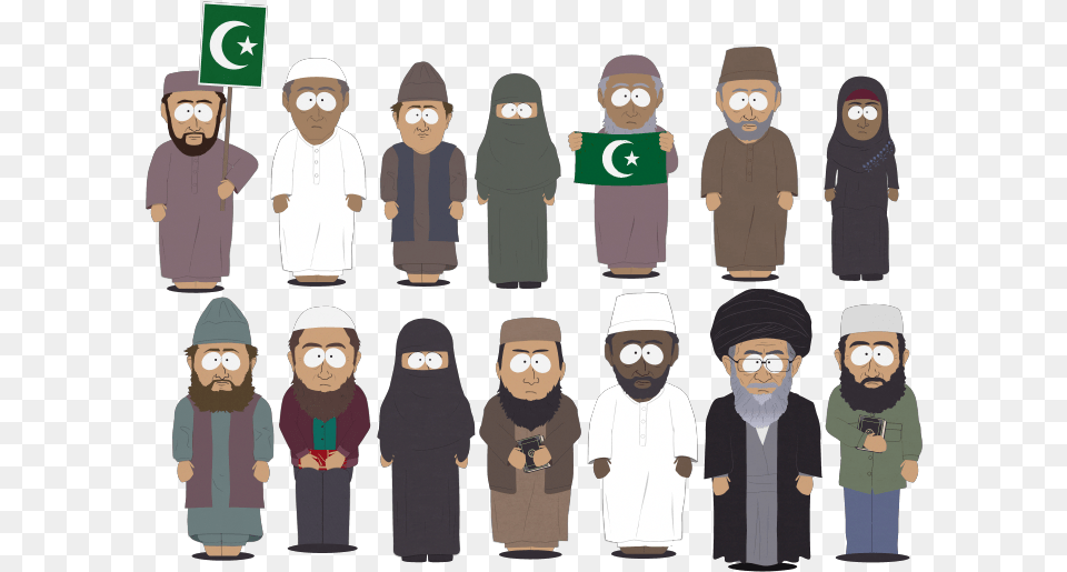 Official South Park Studios Wiki Muslims, Person, Adult, Woman, Female Free Png Download