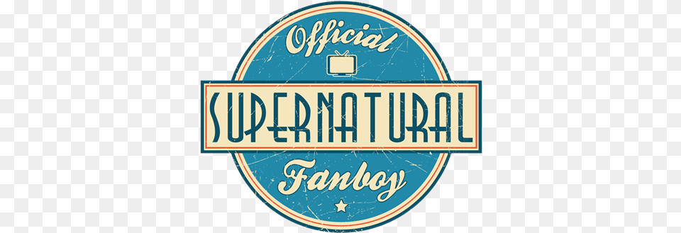 Official Supernatural Fanboy Official Supernatural Fanboy Shower Curtain, Alcohol, Beer, Beverage, Logo Png Image