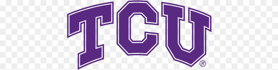 Official Tcu Collegiate Coolers Tcu Horned Frogs, Purple, Number, Symbol, Text Free Png Download