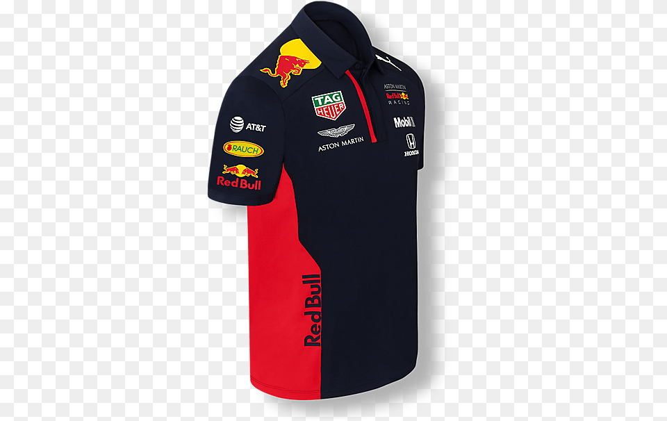 Official Teamline Polo Shirt Red Bull Polo Shirt, Clothing, Jersey Png Image