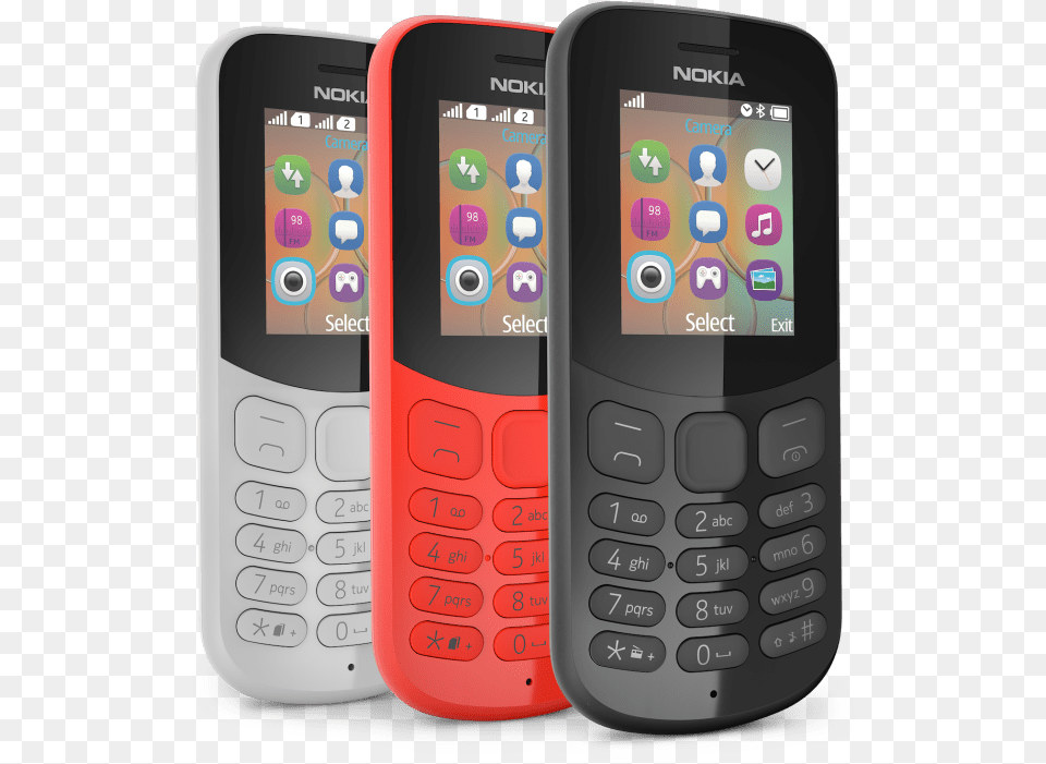 Official The All New Nokia 105 And 130 Announced Nokia 130 2017, Electronics, Mobile Phone, Phone, Texting Png