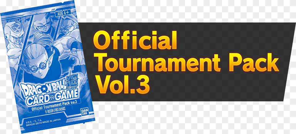 Official Tournament Pack Vol Dragon Ball Super Tournament Pack, Advertisement, Poster, Face, Head Png Image