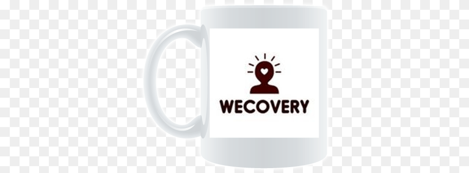 Official Wecovery Logo Mug, Cup, Beverage, Coffee, Coffee Cup Png Image