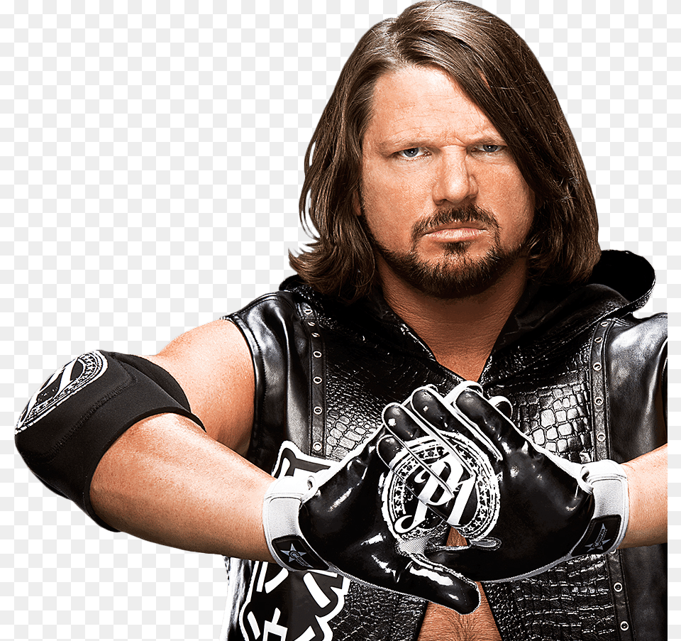 Official Wwe Aj Styles Hard Back Case, Glove, Clothing, Person, Man Png Image