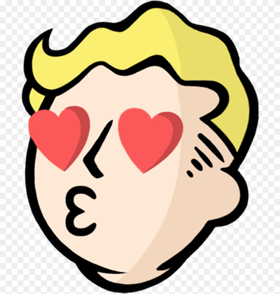 Officialstars Fallout Love Funny Blonde Hearts Fallout 76, Baby, Person, Face, Head Free Transparent Png
