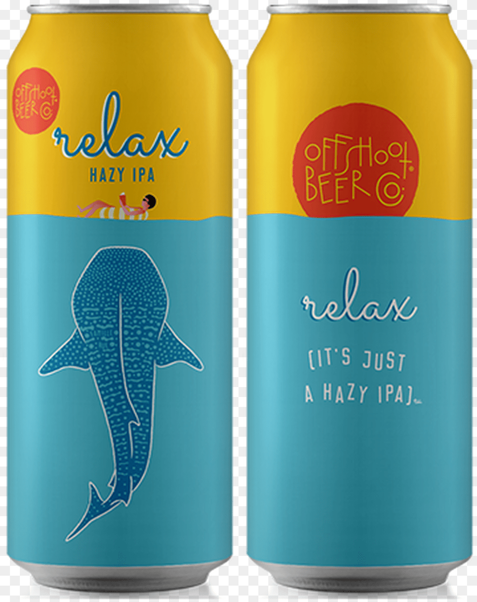 Offshoot Beer Relax Its Just A Hazy Day Ipa, Can, Tin, Animal, Fish Png Image