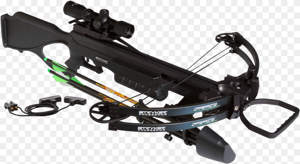 Offspring Black Stryker Solution Crossbow, Weapon, Bow Png