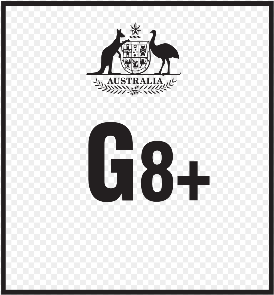 Oflc Australia Rating Australian Coat Of Arms, Gray, Text Free Transparent Png