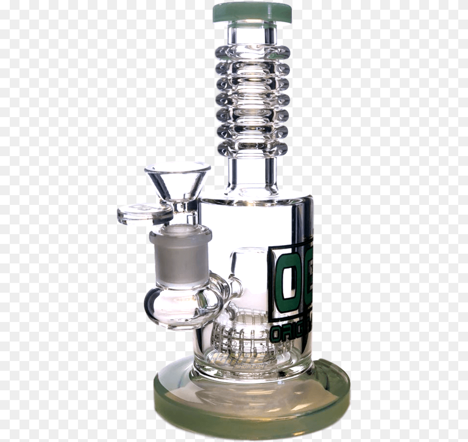 Og Original Glass Og327 Rimmed Tube Shatter Jade Green Machine, Bottle, Cup, Smoke Pipe, Cosmetics Png Image