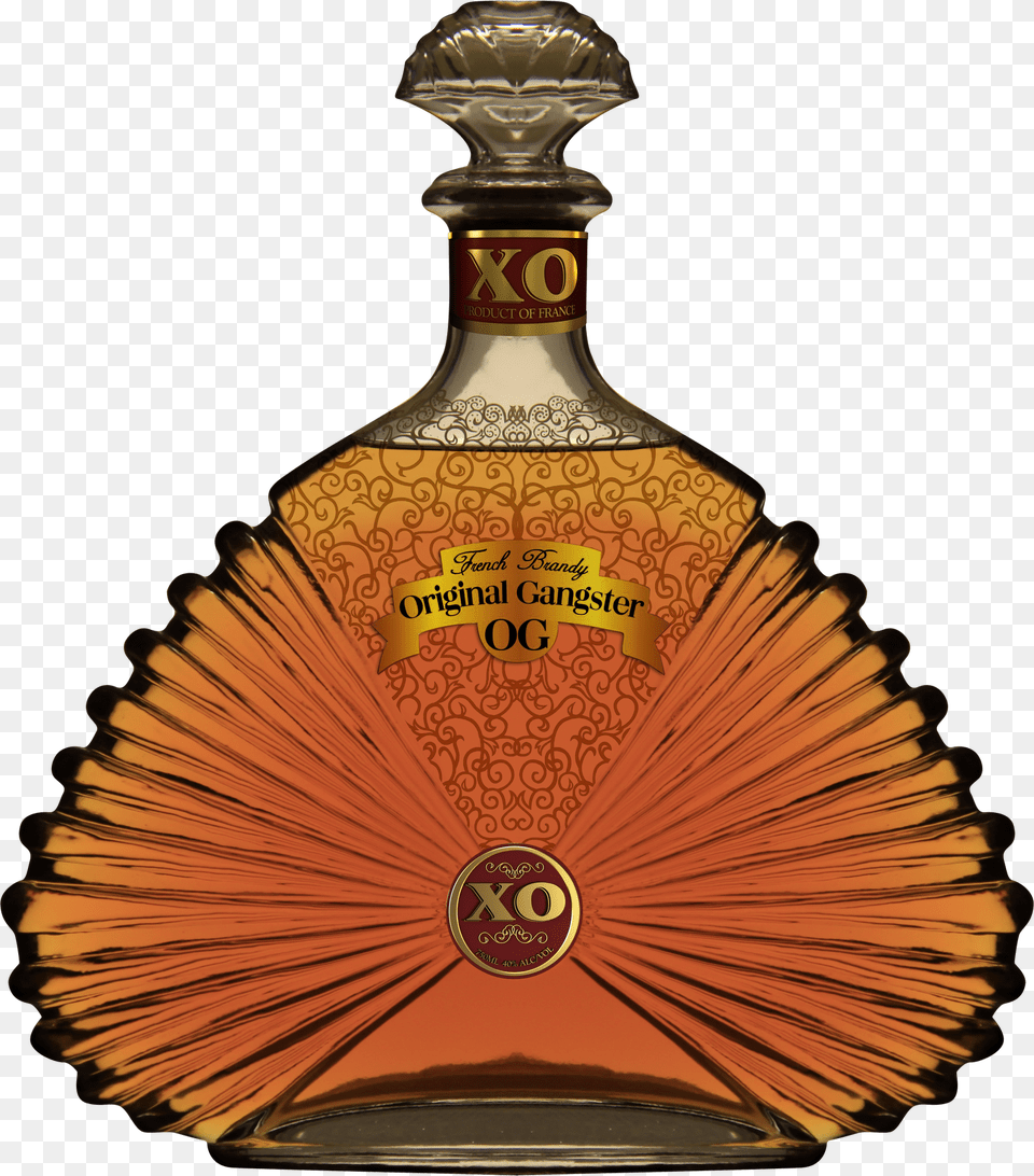 Og Xo Bottle Original Gangster Brandy, Alcohol, Beverage, Liquor, Tequila Free Transparent Png