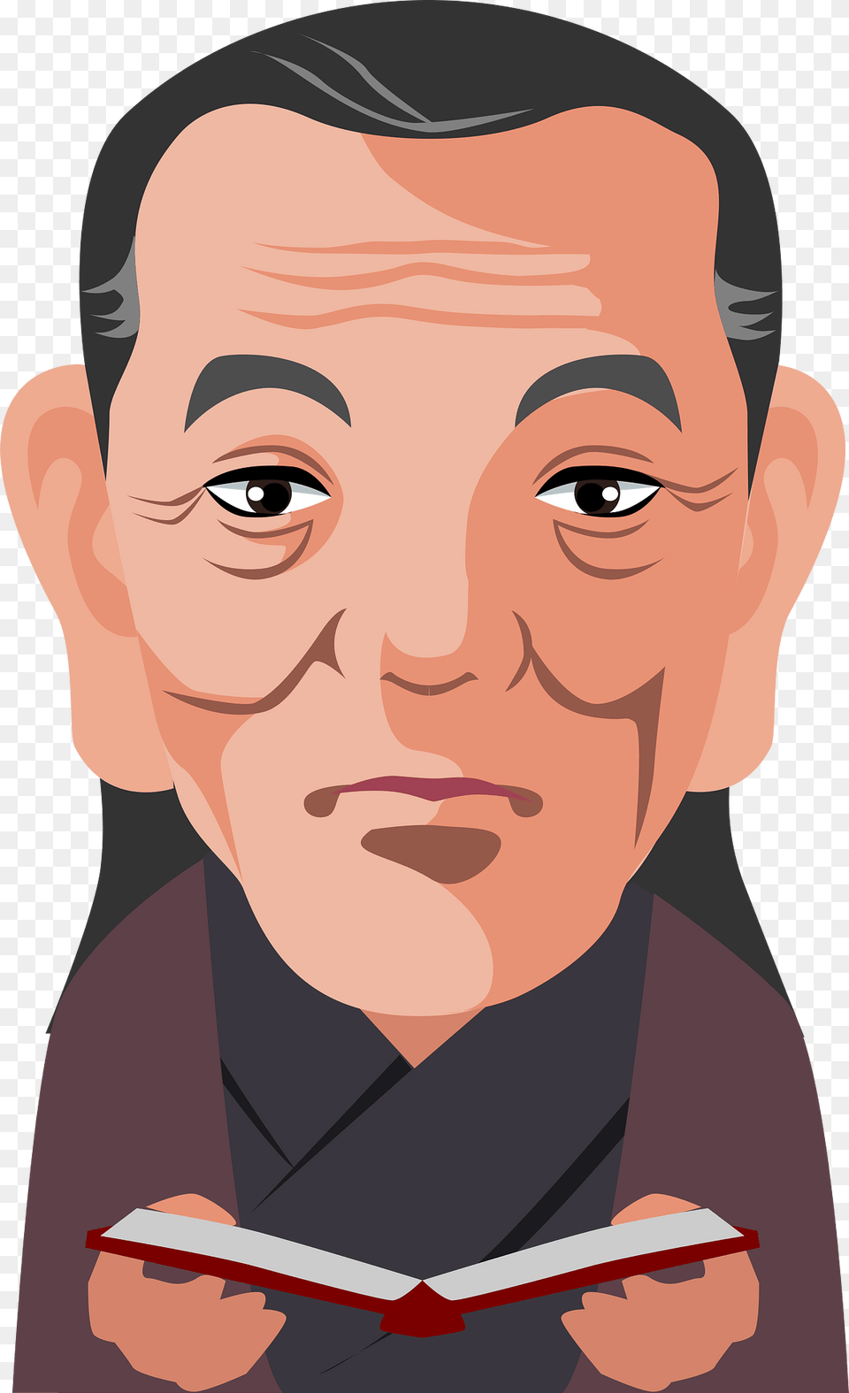 Ogata Koan Clipart, Face, Head, Person, Photography Free Transparent Png